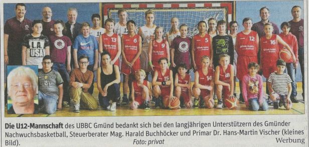 UBBC Nachwuchs hat treue Gönner